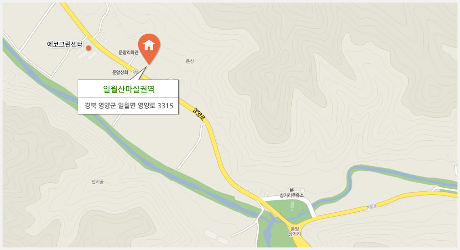 일월산마실권역 약도